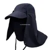 Cyklingskepsar Masker Fiske Vandring Hatt Utomhus Sport UV Sun Protection Neck Face Flap Wide Brim Dropship