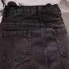 Beiyingni Plus Size Denim Skirt Kvinnor Svart S-5XL Split Vintage Slim Jeans Kjolar Elegant Casual Street Saia Midi Faldas BF 210416