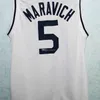 Nikivip Pete Maravich #5 Daniel High School Navy Blue White Retro Basketball Jersey Mens Stitched Custom Number Name Jerseys