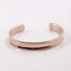 Rose Gold Color Silver Color Open Cuff Bangles for Women Men Jewelry Black Bracelets Hand Accessories Adjustable Q0719