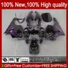 Carrosserie noir violet nouveau corps pour KAWASAKI NINJA ZX-750 ZX7R ZX750 ZX 7 R ZX 750 28HC.145 ZX 7R 1996 1997 1998 1999 2000 2001 2002 2003 ZX-7R 96 97 98 99 00 01 02 03 OEM Carénage