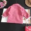 Fashion Girl Boy Formal Clothes Set Suit JacketPant 2PCS Toddler Baby High Quality Blazer Jacket Thick Korean 2108046314687