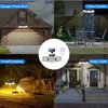 138 LED Solar Motion Sensor Wall Lamp Vattentät trädgård Säkerhetsseparation Ljus bra för Garden Street inomhus utomhus