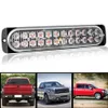 24 LED 72W Ultra-cienki Strobe Light Car Motorcycle Truck Side Lights Ostrzeżenie Ostrzeżenie Lampy Flashing Lampa Flasher