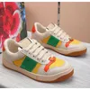 Скидка Mens Women Men Men Men Luxury Designer обувь кожа белая черная кроссовки Ace Casual Brand Shoe Free подарки модные роскошные дизайнерские тренеры