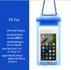 Custodia per telefono impermeabile universale Borsa asciutta con tracolla Giochi d'acqua Proteggi iPhone Samsung Smartphone ecc
