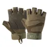 Combat Fingerless Military Gloves Police Outdoor Sports Tactical Knuckle Glove