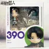 Figurine de dessin animé attaque sur Titan, 10cm, mignon Q ver Rival Ackerman Ver. Levi PVC Action Figure 390 # Modèle Jouets à collectionner Cadeaux X0522