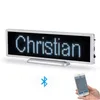 21 cm P3mm Bluetooth LED LED Znak programowy Scrolling Display do sklepu kontrolowany przez aplikację mobilną Moduły DIY237D