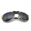 Retro Pilot Sonnenbrille Herren Brille Santos Shades Damen Mode Brille Luxus Sonnenbrille Retro Brille Weihnachten 5549858103