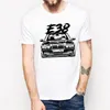 メンズTシャツE38カーTシャツメンズTシャツグラフィックティー＃2