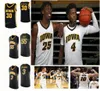 NCAA College Iowa Hawkeyes Basketbal Jersey 24 Nicolas Hobbs 3 Bohannon 30 Connor McCaffery 35 Cordell PEMSL Custom gestikt
