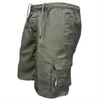 Men's Casual Loose Short Pants Solid Summer Male Style Fitness Beach Jogger Running Tactical Bermuda Homme Pocket Cargo Shorts X0705