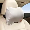 Seat Cushions Car Headrest Neck Pillow Air Layer Sports Fabric Protect Head Support Slow Rebound Super Soft Memory Foam Accessories