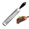 Zester d'agrumes râpe à fromage trancheuse dure et Durable pour citron gingembre ail muscade chocolat légumes Fruits couteau en acier inoxydable outils de cuisine