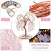 Novelty Items Healing Crystal Tears Crushed Stone Fortune Tree Home Decor Craft Artificial Trees Ornaments Gift P6U2