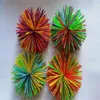 6cm 7cm Koosh Ball Sensory Toys Strinty Silicone Pom DNA Color Dough Ball