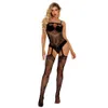 Bas de bonneterie pour femmes chaud noir gros filet bas en peluche ensemble lingerie sous-vêtements mode féminine bas en gros