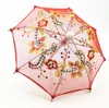 Mini Mały parasol Dzieci Dancing Rekwizyty Craft Koronki Haft Parasol Etap Performance Party Favor Prezenty SN6274