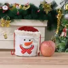 Juldekorationer Julsäck Xmas Present Apple Bag Snowman Santa Christmas-Drawstring Bag Party Supplies T9i001435