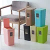 Kitchen Trash Cans Press Type Waste Bins Household Bathroom Bag Holder Can Hand-Opening Classification Large Bin 210728