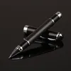 Stylos à bille en fibre de carbone Signature Gel Pen Encre noire Business Writing Papeterie1