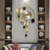 Wall Clocks Living Room Decoration Clock Modern Design Home Decor 3D Stickers Aesthetic Digital