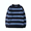 Męskie swetry Harajuku Streetwear Striped Sweter Dzianiny Bluzy Mężczyźni Kobiety Wróżki Pulowers Tate Langdon Ten sam styl