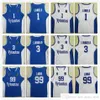 NCAA Partihandel Litauen Vytautas # 1 Lamelo Ball Jersey 3 Liangelo Blue White Stitched 99 Lavar Ball Basketball Jerseys Mix Order