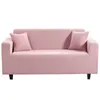 Elastyczna sofa Pokrywa Wodoodporna Solidna Kolor Wysoki Stretch Slipcover Cel-Inclusive Couch S do salonu 211207