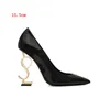 femmes chaussures habillées designer talons hauts en cuir verni Gold Tone nuede rouge femmes dame luxe mode sandales fête mariage Saint Valentin pompes de bureau