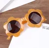 2022 Nieuwe Kids Zonnebril Zonnebloem Frame Meisjes Brillen Baby Boy Zonnebril Kinderen Beach Eyewear Mode Acetaat Kinderaccessoires