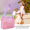 Storage Bags 2022 Foldable Shell Bag Beach Toys Mesh Kids Toy Pouch Swimming Portable