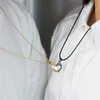 Chains High Quality Lovers Heart Pendant Couple Strong Magnetic Necklace Lightweight Solid For Dating