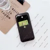 مصمم أزياء جلدي بطاقة محفظة للمحفظة لجهاز iPhone 15 14 13 12 11 Pro Max Case 18 17 16 15pro
