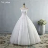 ZJ9036 2021 고품질 푹신한 연인 웨딩 드레스 Tulle Ball Gown 신부 드레스 크기 2-26W