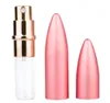 Groothandel 6 ML Mini Parfum Verstuiver Fles Spray Geur Pomp Case Travel Bullet Shape Bottles LLF12077