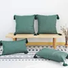 Caixa de almofada/travesseiro decorativo capa de linho para sofá de sala de estar almofadas decorativas com decoração da casa da fazenda da fazenda House de Coussin