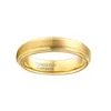 Commercio all'ingrosso (3 pezzi/lottp) gioielli a prezzi accessibili 8mm carburo di acciaio al tungsteno nozze anelli color oro per coppia