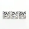 Starsgem GH 9 * 9mm 테스트 통과 긍정적 인 VVS 공주 컷 Moissanite Loose Gemstone