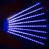 Cordes Super Bright 50cm 384LED Météore Douche Pluie Lumière Extérieure Chute Guirlande De Noël Pour La Fête De Vacances DecorLED LED LED