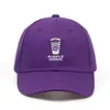 broderie de chapeau violet