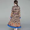 Летняя мода юбка костюмы женские наборы вспышки рукава бабочка галстук леопардовые вершины и винтажные юбки набор двух частей 210506