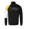 Jacka formel racing renault hoodie långärmad blixtlås jacka hösten vinter sammet varm tröja