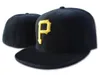 Piratas gostosos P Letter Baseball Caps Gorras Bones For Men Mulheres Moda Esportes Hip Pop Top Chapéus