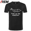 REM Sommar rolig att vara eller inte elektrisk ingenjör T-shirt bomull Kortärmad T-shirt 210629