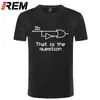 Rem zomer grappig om of niet elektrisch ingenieur T-shirt katoen korte mouw t-shirt 210629