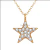 Pendant Necklaces & Pendants Jewelry Selling Star Moon Heart Choker Necklace For Women Mti Layers Gold Plated Gift Drop Delivery 2021 Loctj