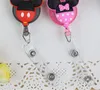 Kantoor intrekbare badge reel pull gesp id-kaart badges houder leuke cartoon siliconen rollen riemclip ziekenhuis school levert anti-verloren clips