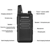 Zastone X6 Taşınabilir UHF 400-470 MHz Walkie Talkie Çocuklar Ham Radyo Alıcı-Verici Mini Handheld491V
